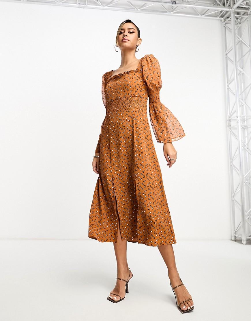 French Connection long sleeve maxi dress Product Image