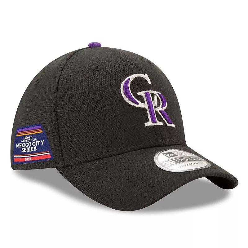 Mens New Era Colorado Rockies 2024 MLB World Tour Mexico City Series 39THIRTY Flex Hat Product Image