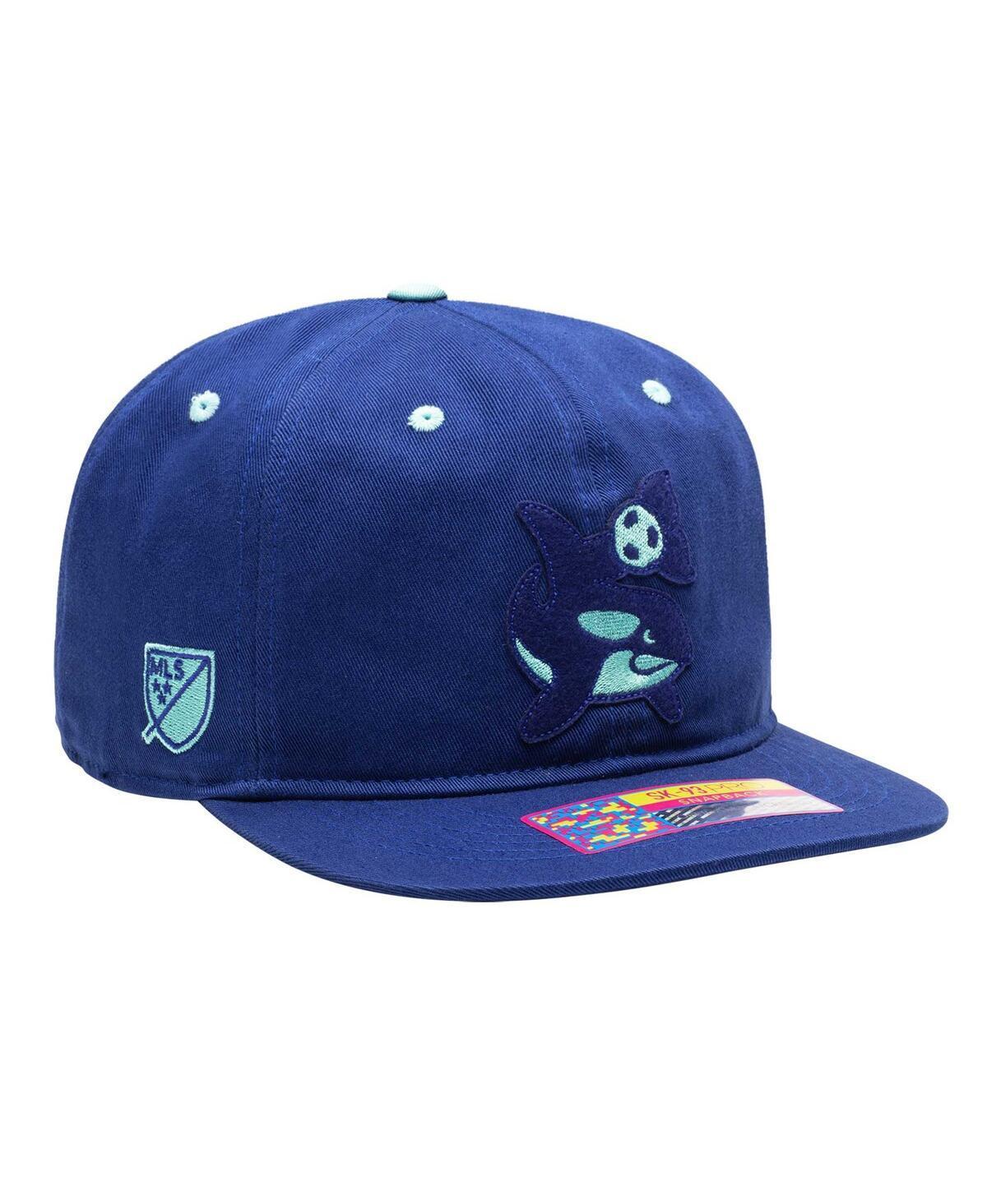 Fan Ink Mens Seattle Sounders Fc Blue Bankroll Snapback Hat Product Image