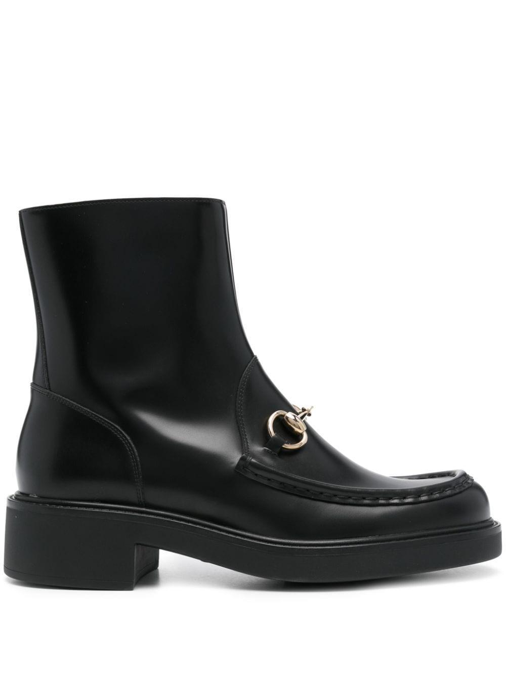 GUCCI Leather Boots In Black Product Image