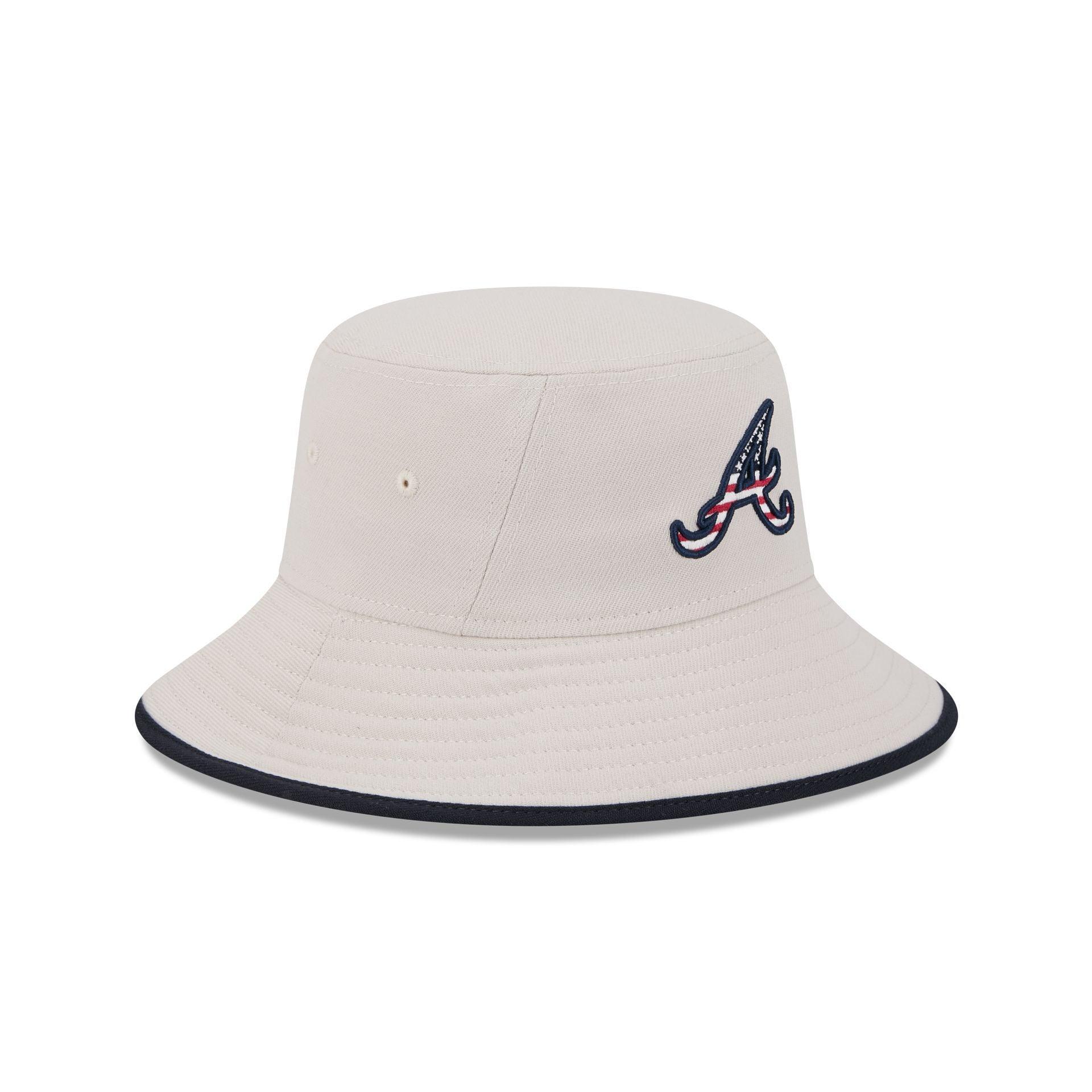 Atlanta Braves Independence Day 2024 Stretch Bucket Hat Male Product Image