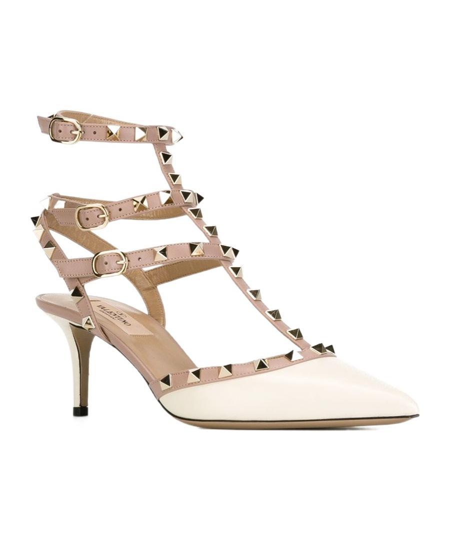 VALENTINO GARAVANI Rockstud Leather Pumps In Multi Product Image