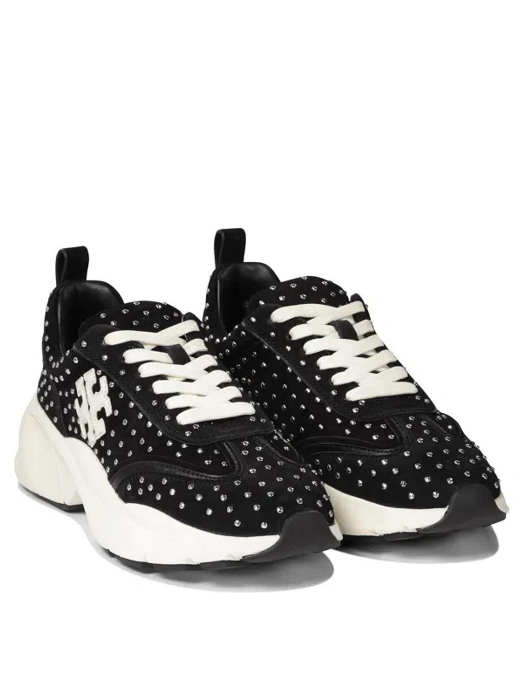 TORY BURCH Good Luck Sneakers In Black Product Image