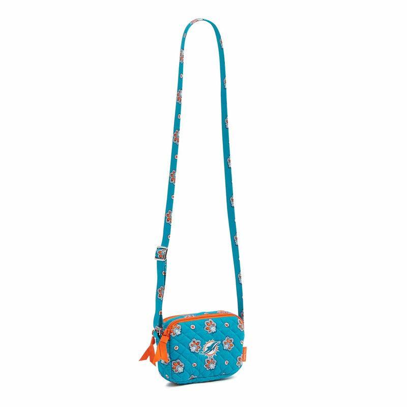 Vera Bradley NFL RFID Small Stadium Crossbody Bag Women in Miami Dolphins Bandana Product Image