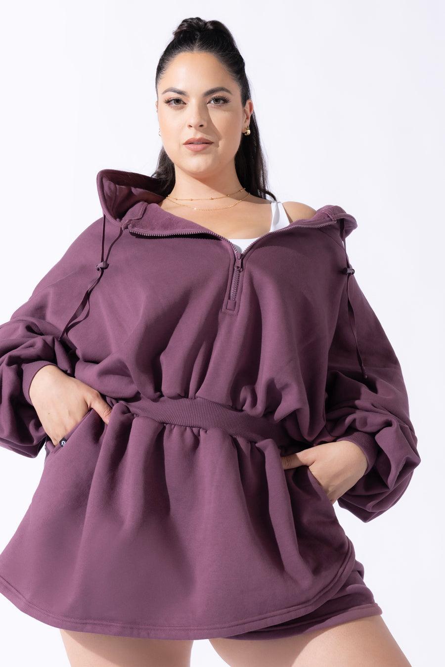 Game Day Dress - Deep Plum Product Image