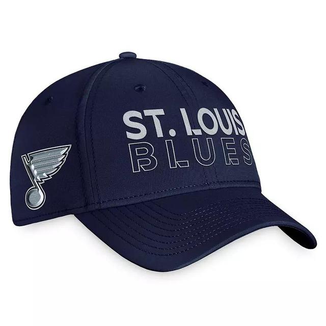 Mens Fanatics Branded St. Louis Blues Authentic Pro Road Flex Hat Product Image