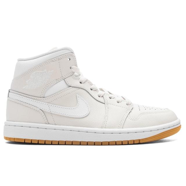 Air Jordan 1 Mid Women's - Phantom/White/Gum Light Female Product Image