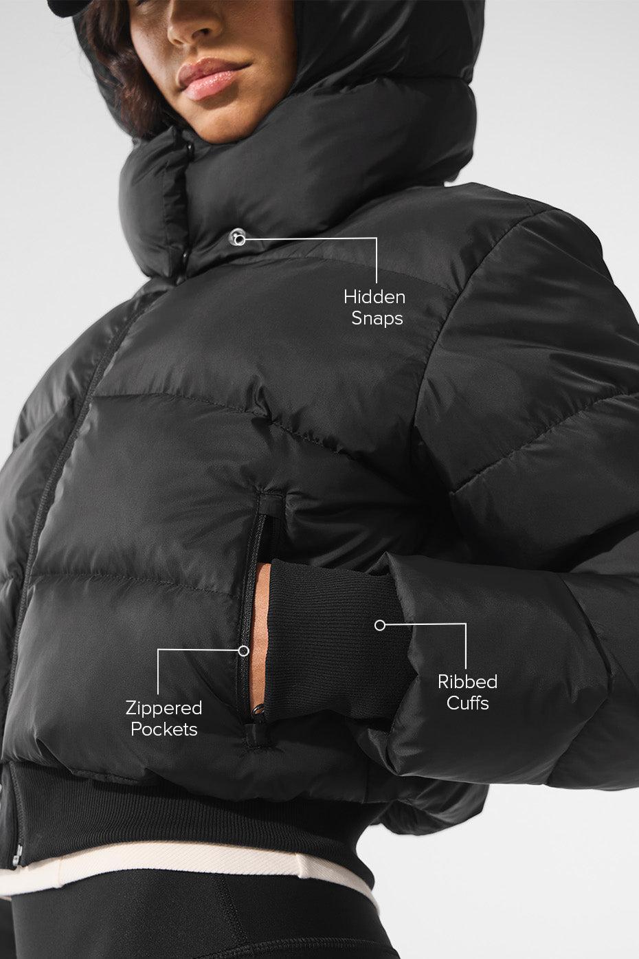 Foxy Puffer Jacket - Black Product Image