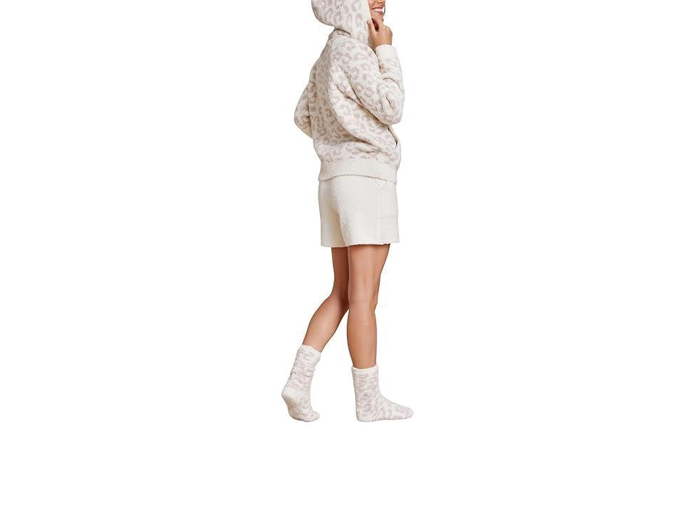 Barefoot Dreams CozyChic In The Wild Zip Hoodie in Ivory. Size S, XS, M, XL. Product Image