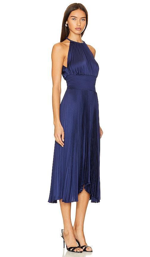 A. L.C. Renzo II Pleated Sleeveless Midi Dress Product Image