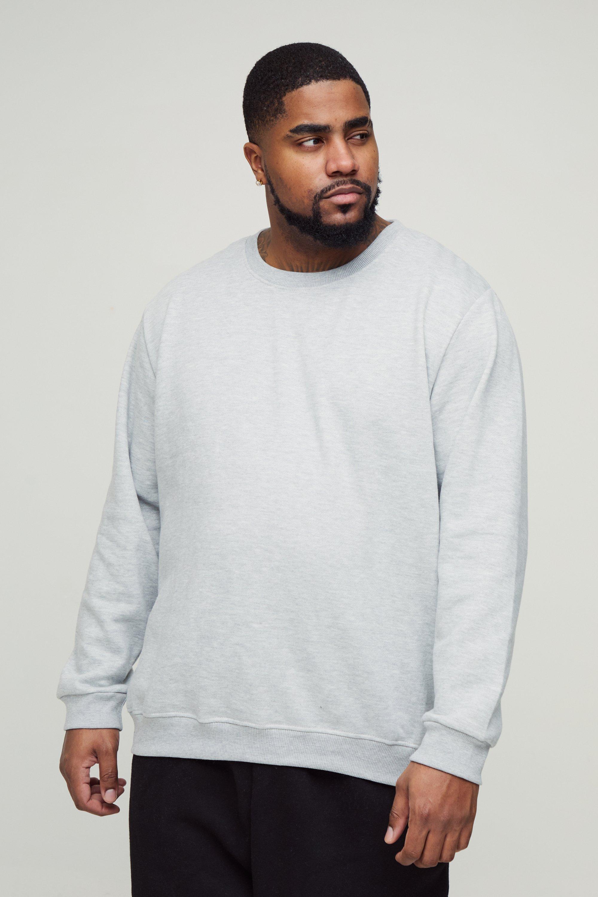 Plus Basic Sweatshirt | boohooMAN USA product image