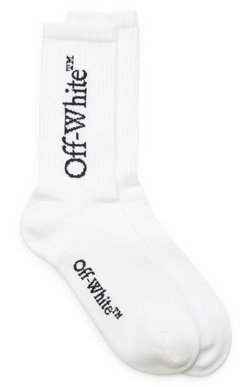 Off-White Bookish Logo Mid Calf Socks Product Image