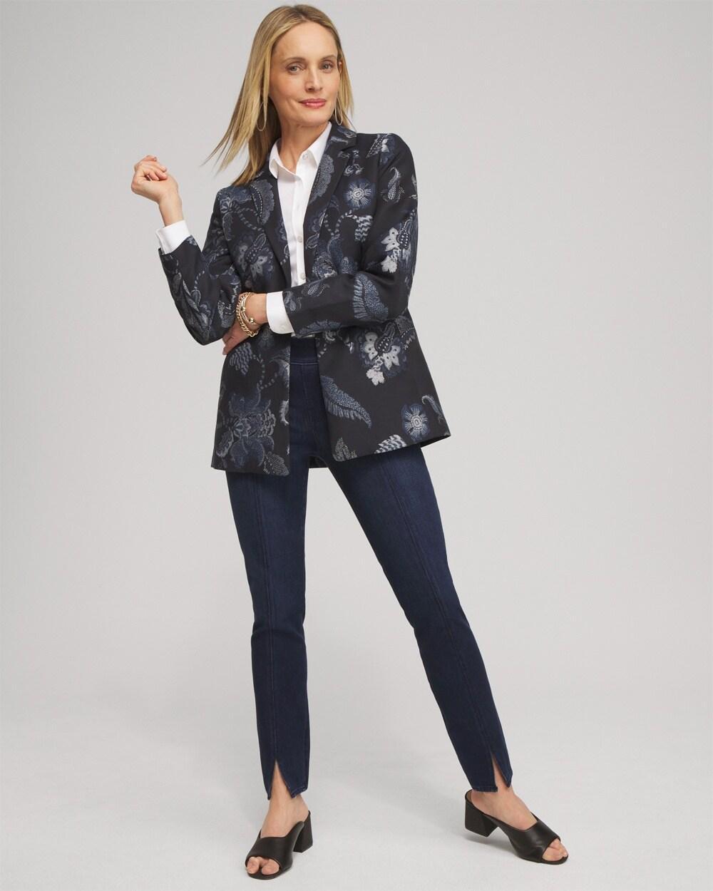 Floral Jacquard Blazer Product Image