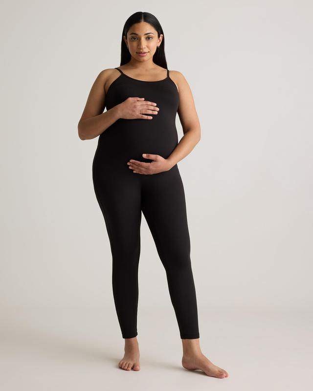 Recycled Knit Maternity Unitard Product Image