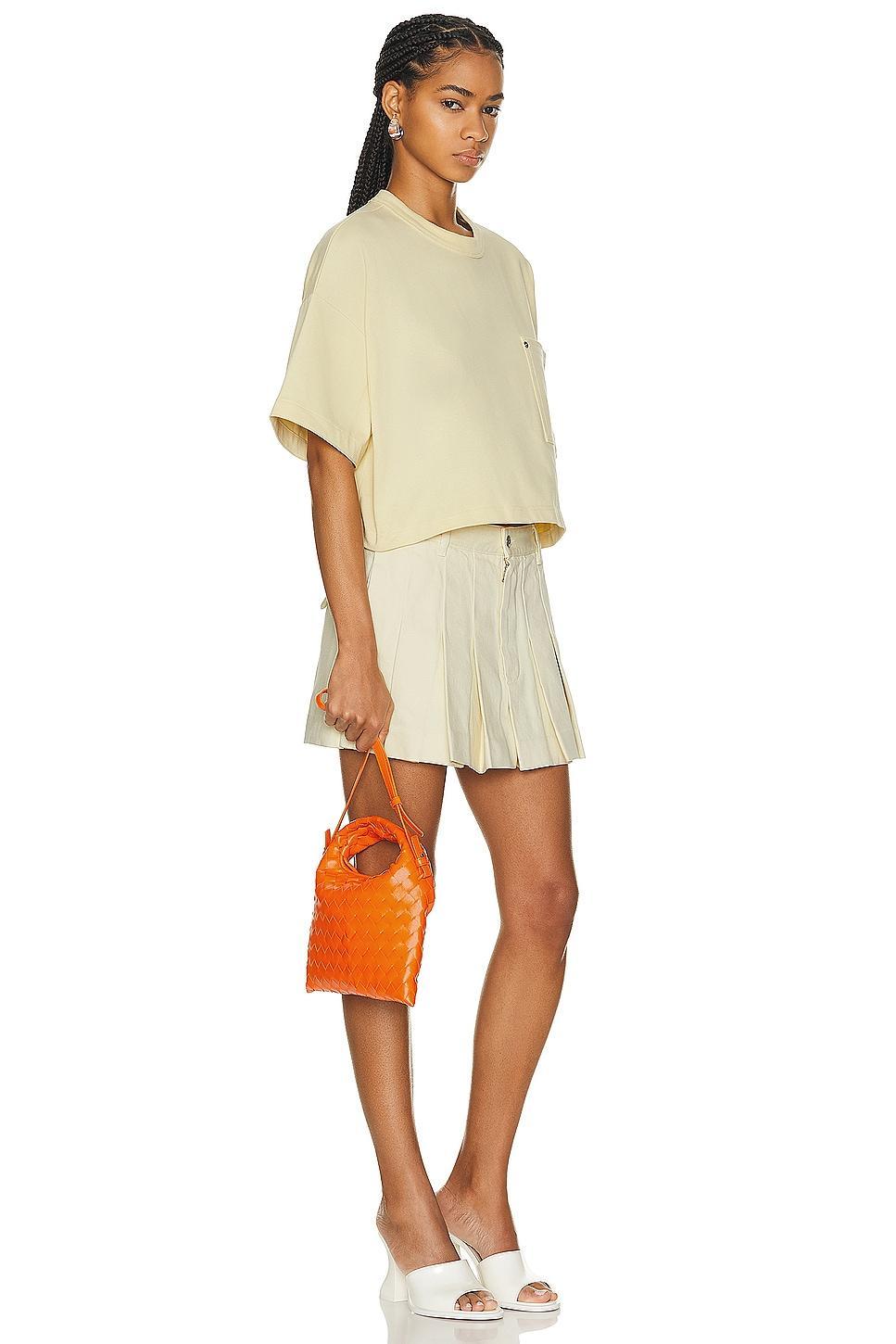 Bottega Veneta Mini Hop Hobo Bag in Orange Product Image