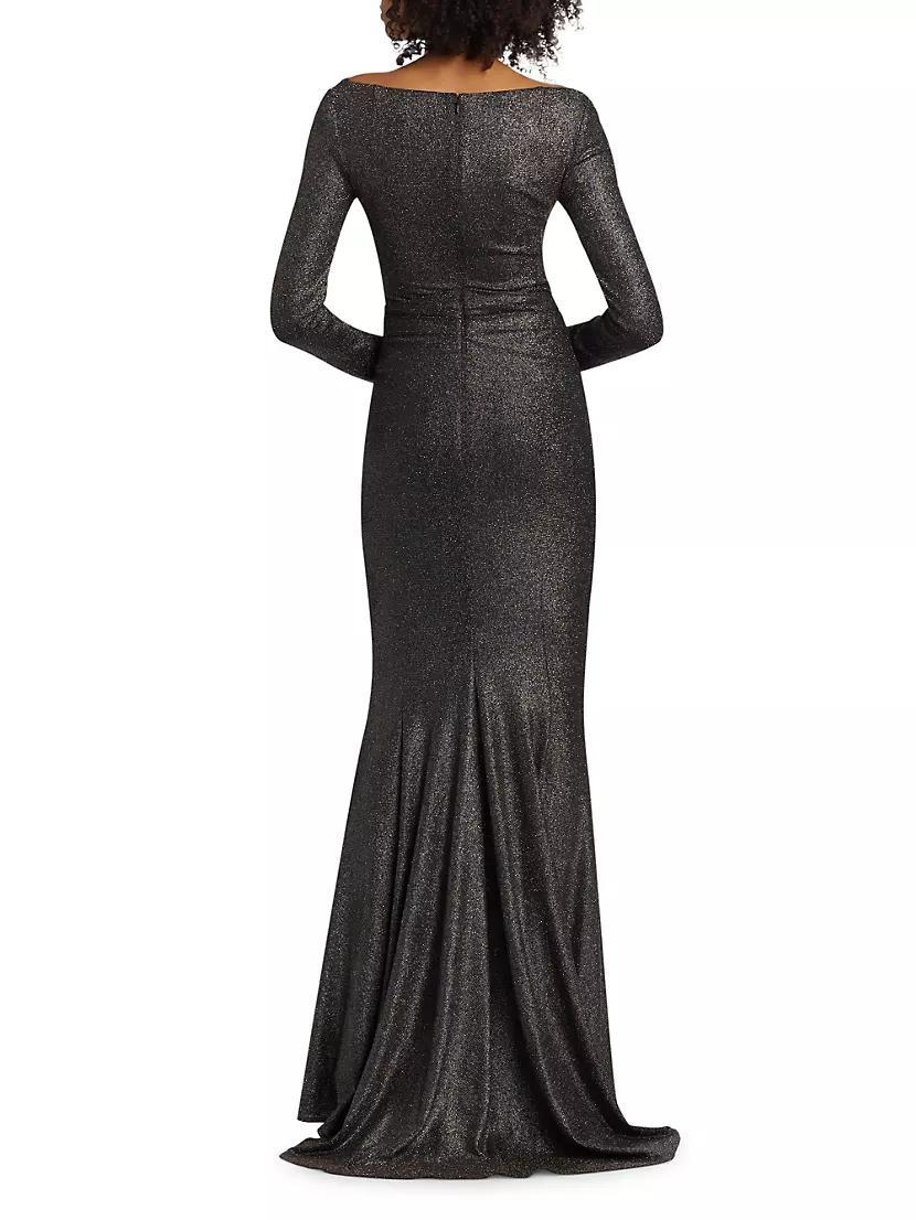 Metallic Jersey Body-Con Gown Product Image