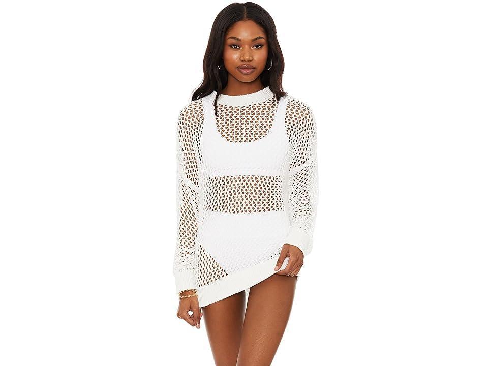 Beach Riot Hilary Long Sleeve Open Knit Cover-Up Sweater Tunic Product Image