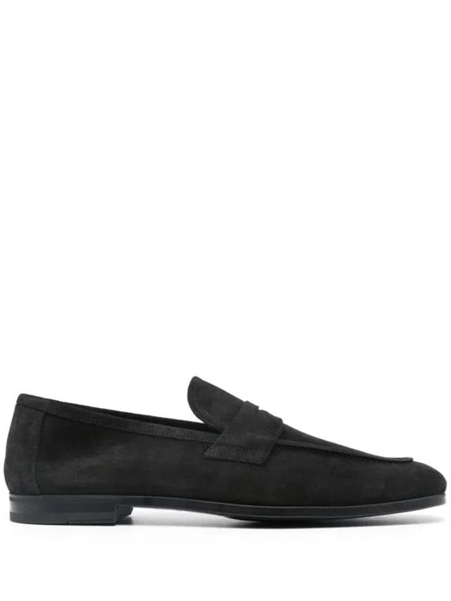 Moccasins In Black Product Image