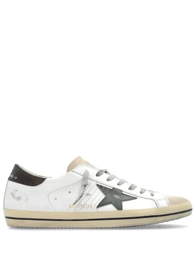 Men's Super Star Sneakers In White/seedpearl/green/brown Product Image