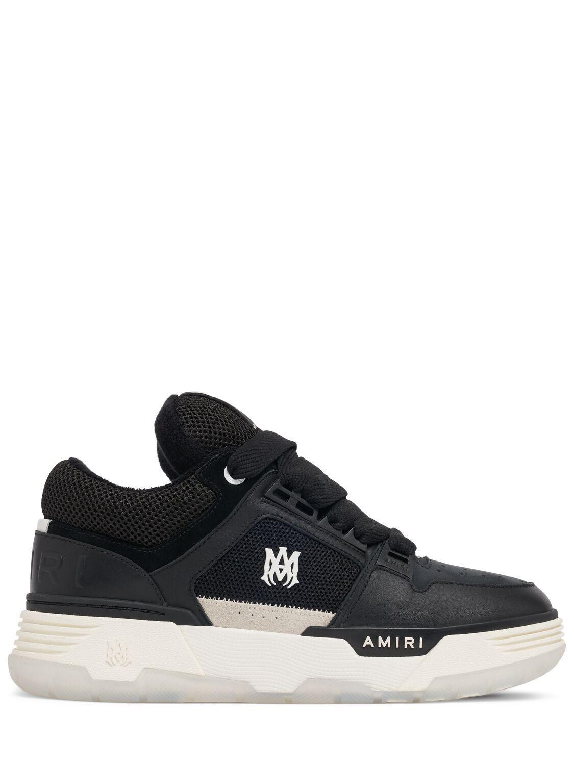 AMIRI Ma-1 Leather Low Top Sneakers In Black Product Image