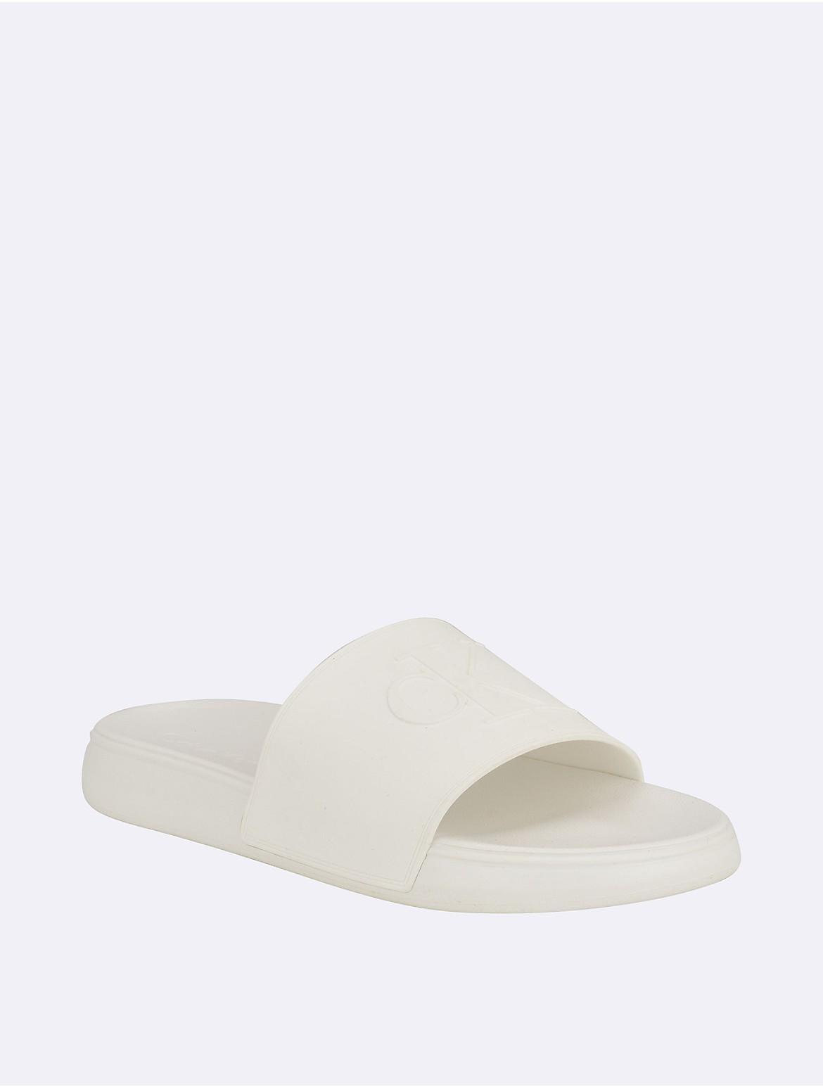 Calvin Klein Mens Mens Winston Slide - White - 7 Product Image