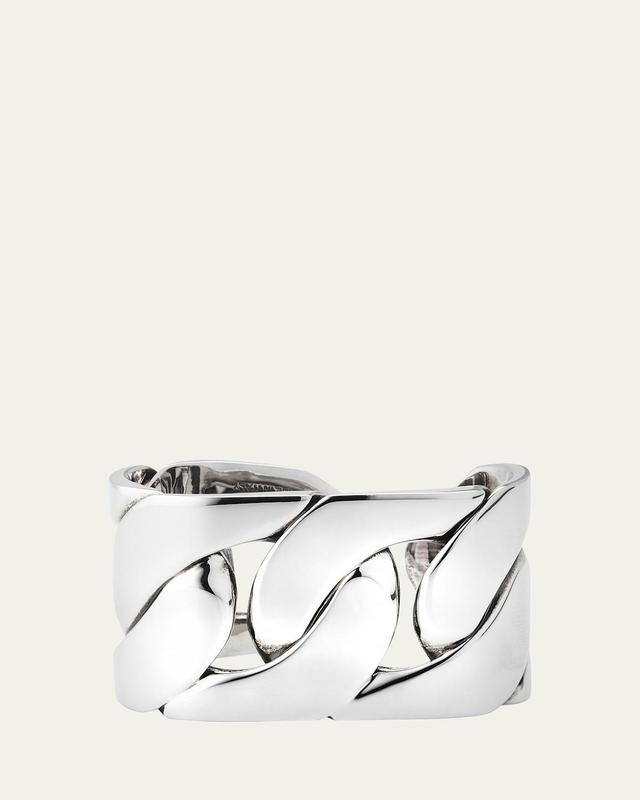 Womens Silvertone Chain Ring Product Image