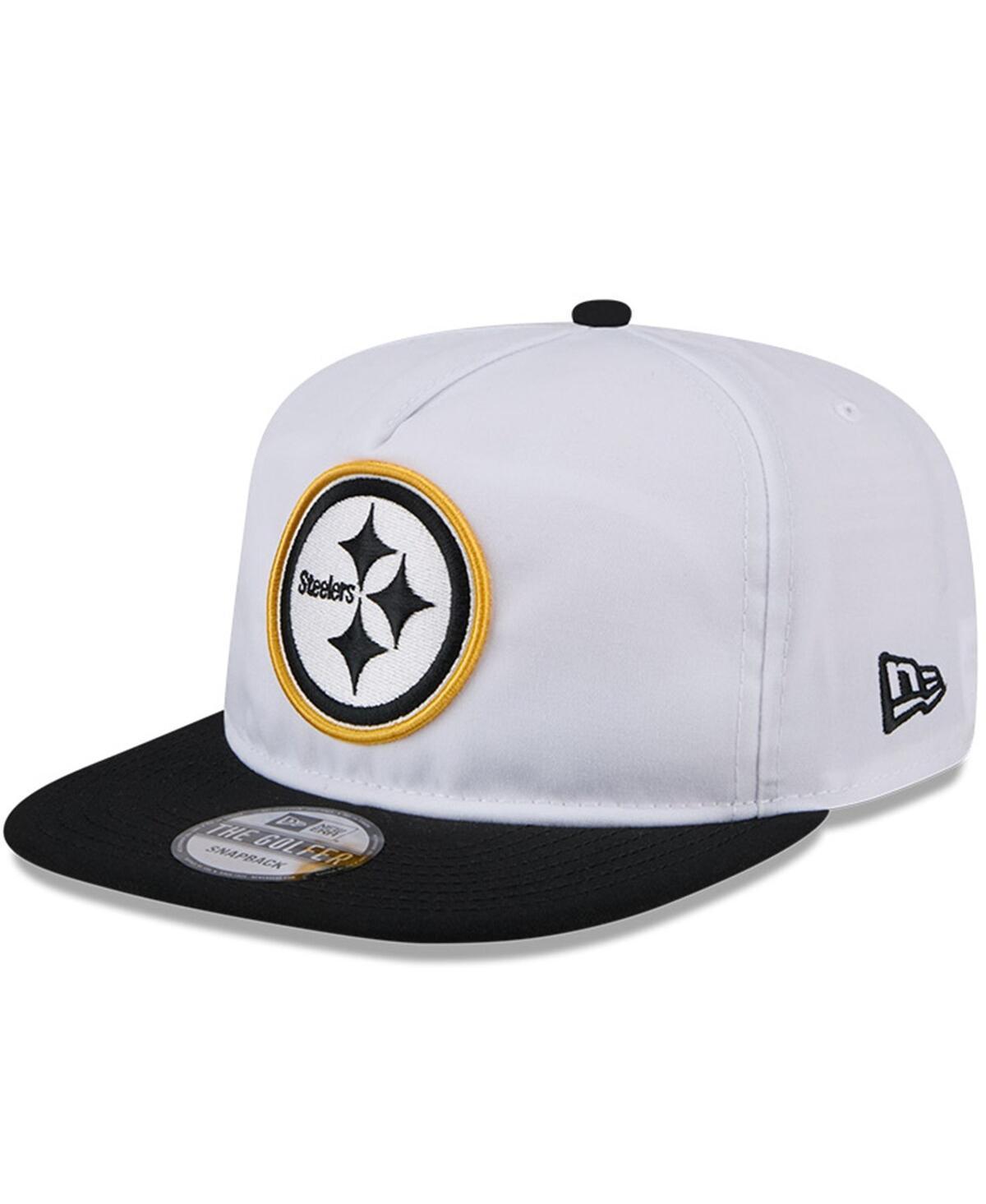 New Era Mens White Pittsburgh Steelers 2024 Nfl Training Camp Golfer Snapback Hat - White Product Image