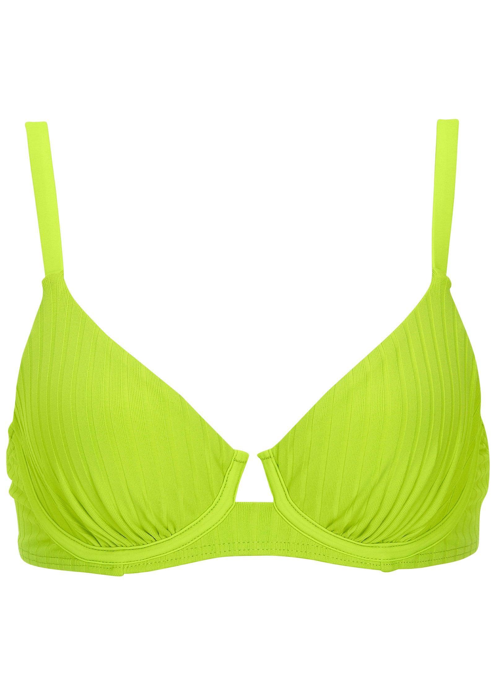 Superrib Underwire Top - Lime Product Image