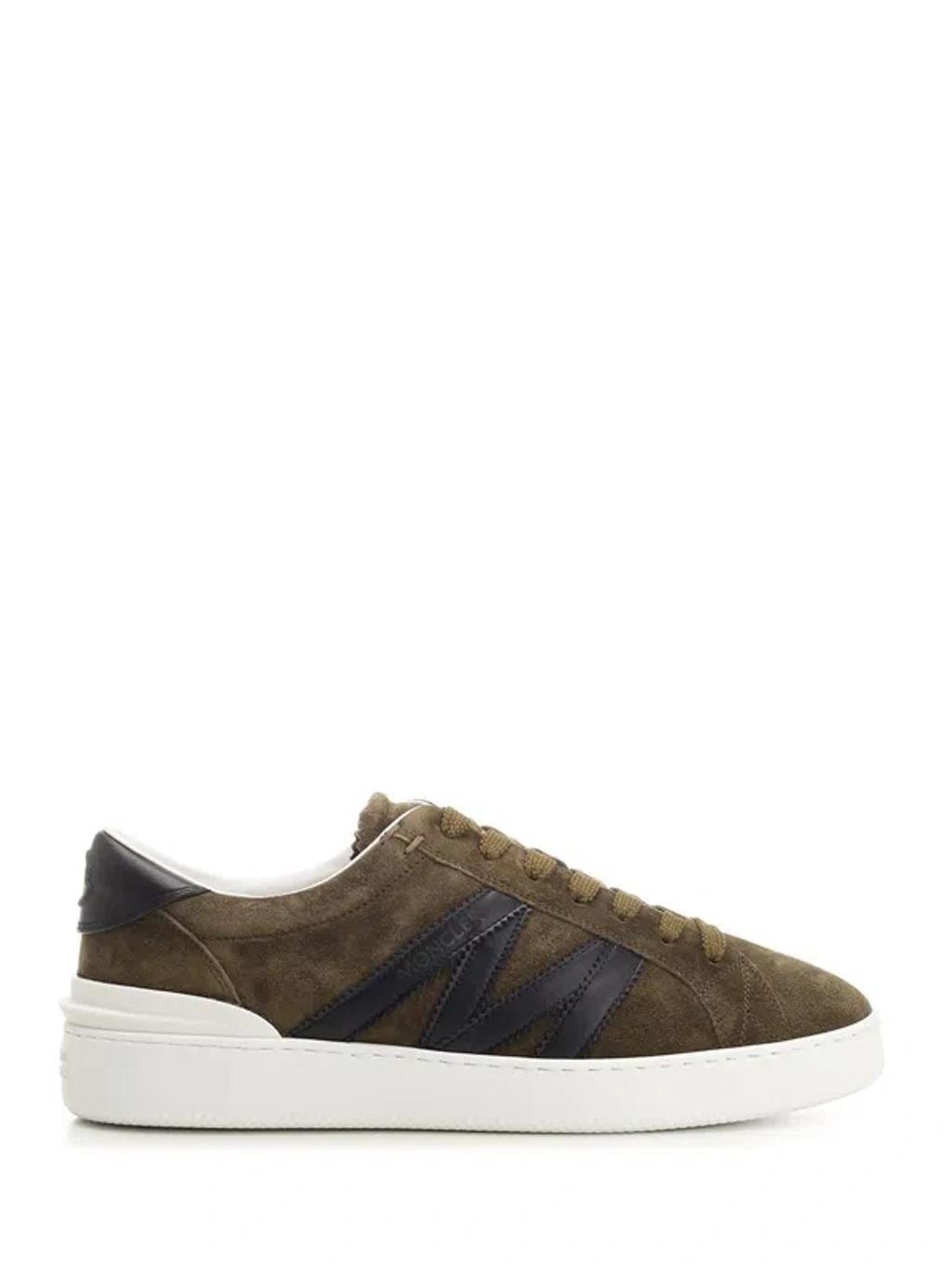 Monaco M Suede Sneakers In Green Product Image