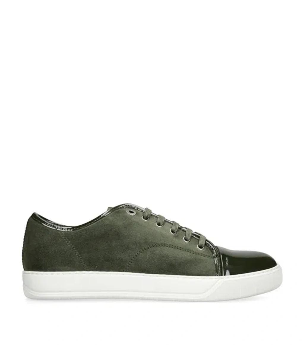 LANVIN Leather-suede Dbb1 Sneakers In Green Product Image