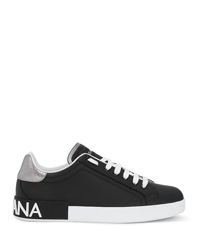 Mens Portofino Leather Low-Top Sneakers Product Image