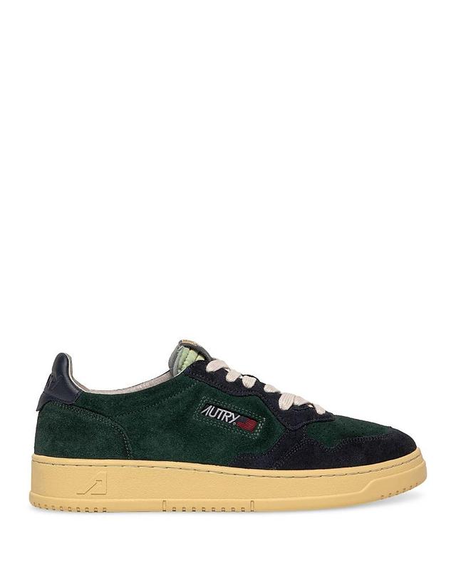 Autry Mens Medalist Suede Low Top Sneakers Product Image