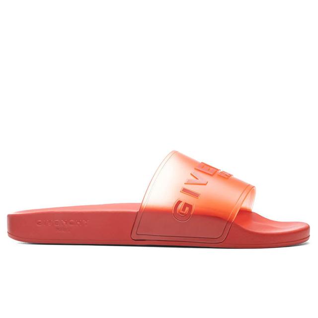 Slide Flat Sandals - Dark Orange Male Product Image