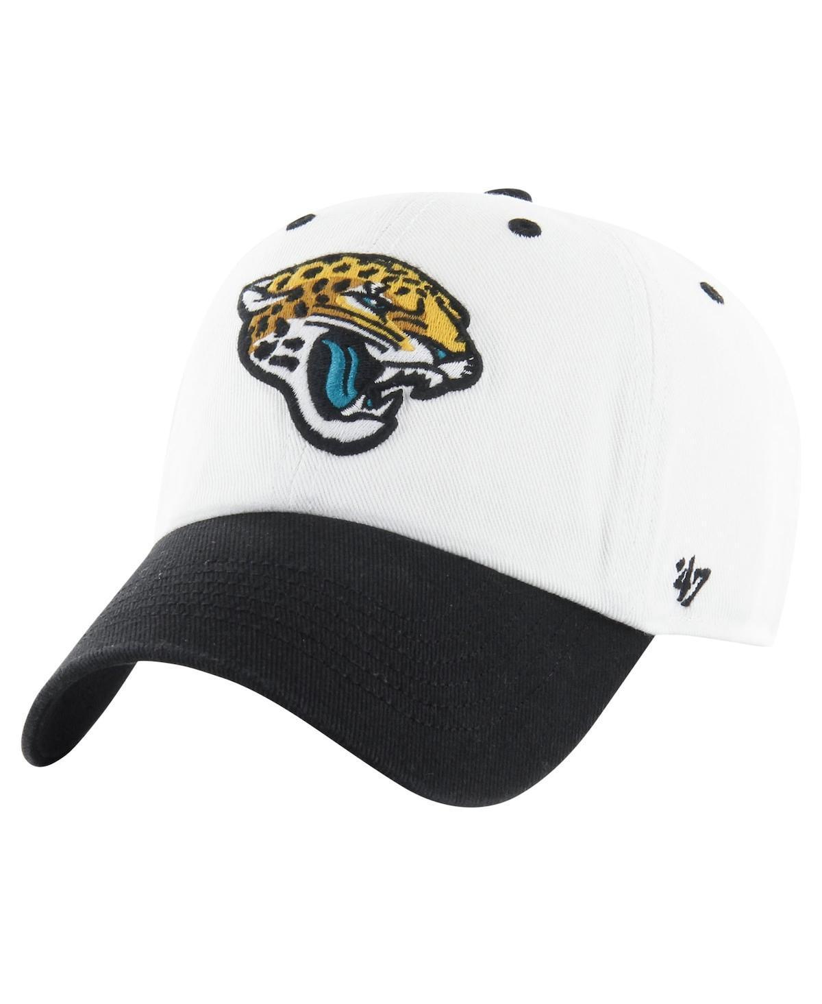 Mens 47 /Black Jacksonville Jaguars Double Header Diamond Clean Up Adjustable Hat Product Image