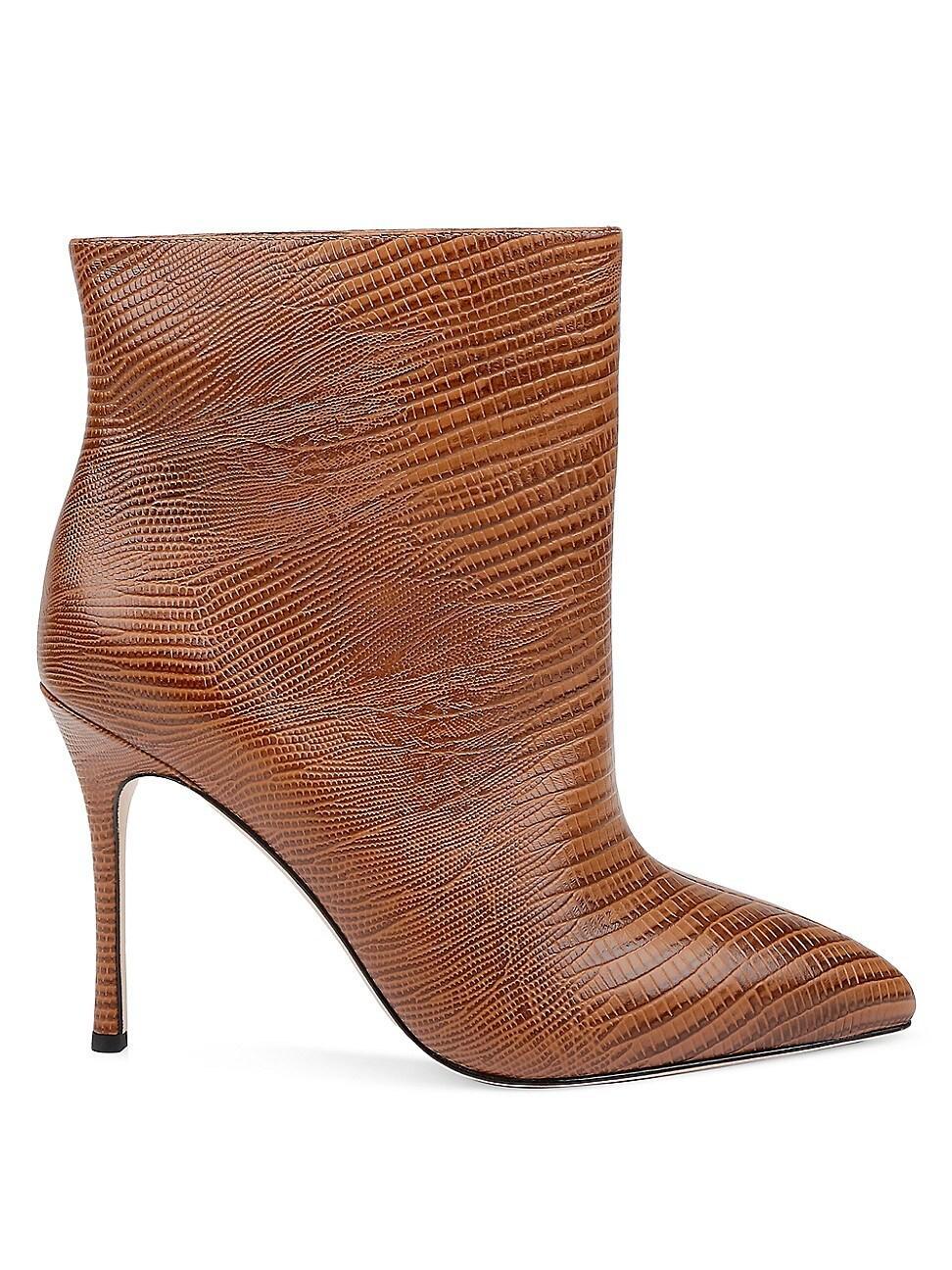 Womens Mariette Embossed Leather Booties Product Image