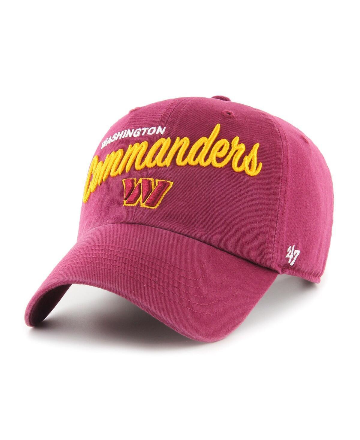 Womens 47 Burgundy Washington Commanders Phoebe Clean Up Adjustable Hat Product Image