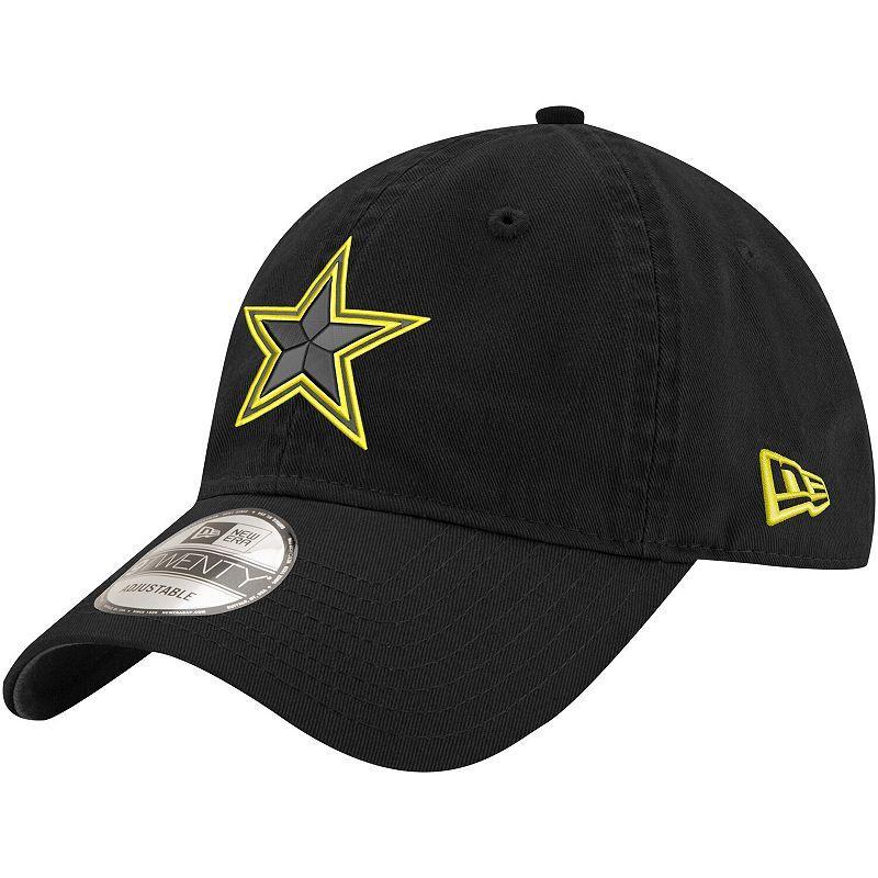 Mens New Era Black Dallas Cowboys Volt 9TWENTY Adjustable Hat Product Image