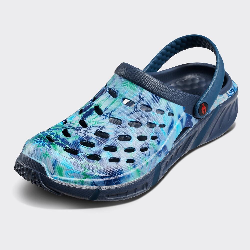 Joybees Adult Trekking Clog Sandals - Dark Blue/Light Blue 8 Product Image