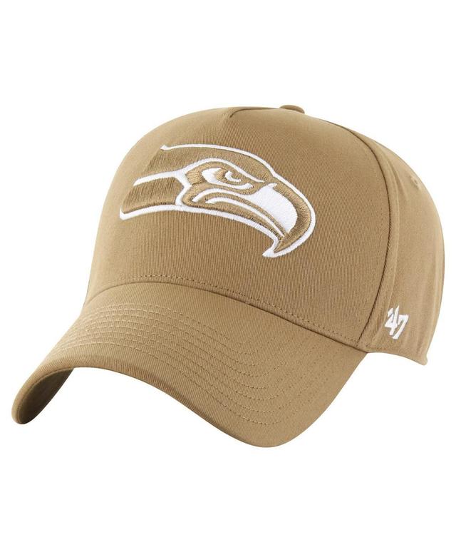 Mens 47 Tan Seattle Seahawks Ballpark MVP Adjustable Hat Product Image