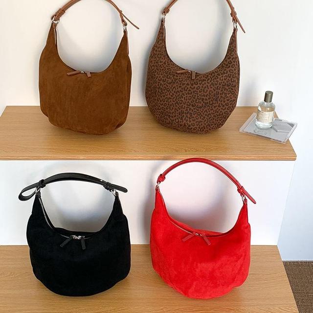 Faux Suede Shoulder Bag Product Image