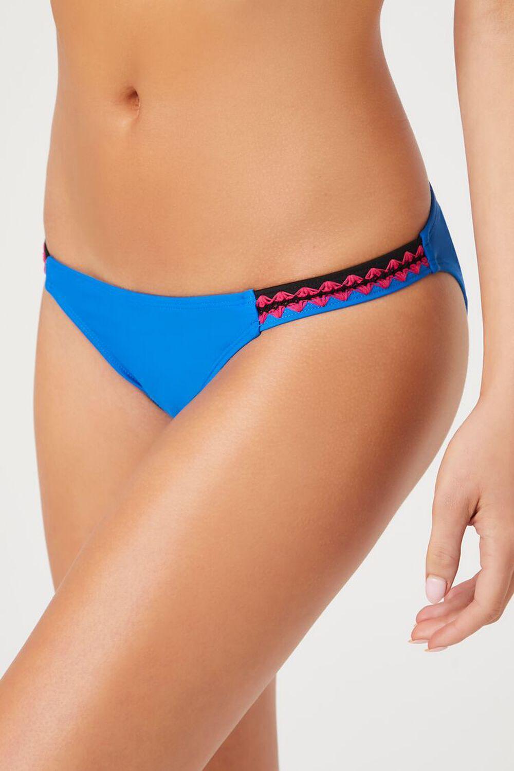 Chevron-Trim Bikini Bottoms | Forever 21 Product Image