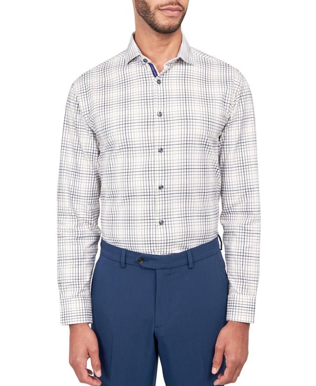 Michelsons of London Mens Dobby Check Shirt Product Image