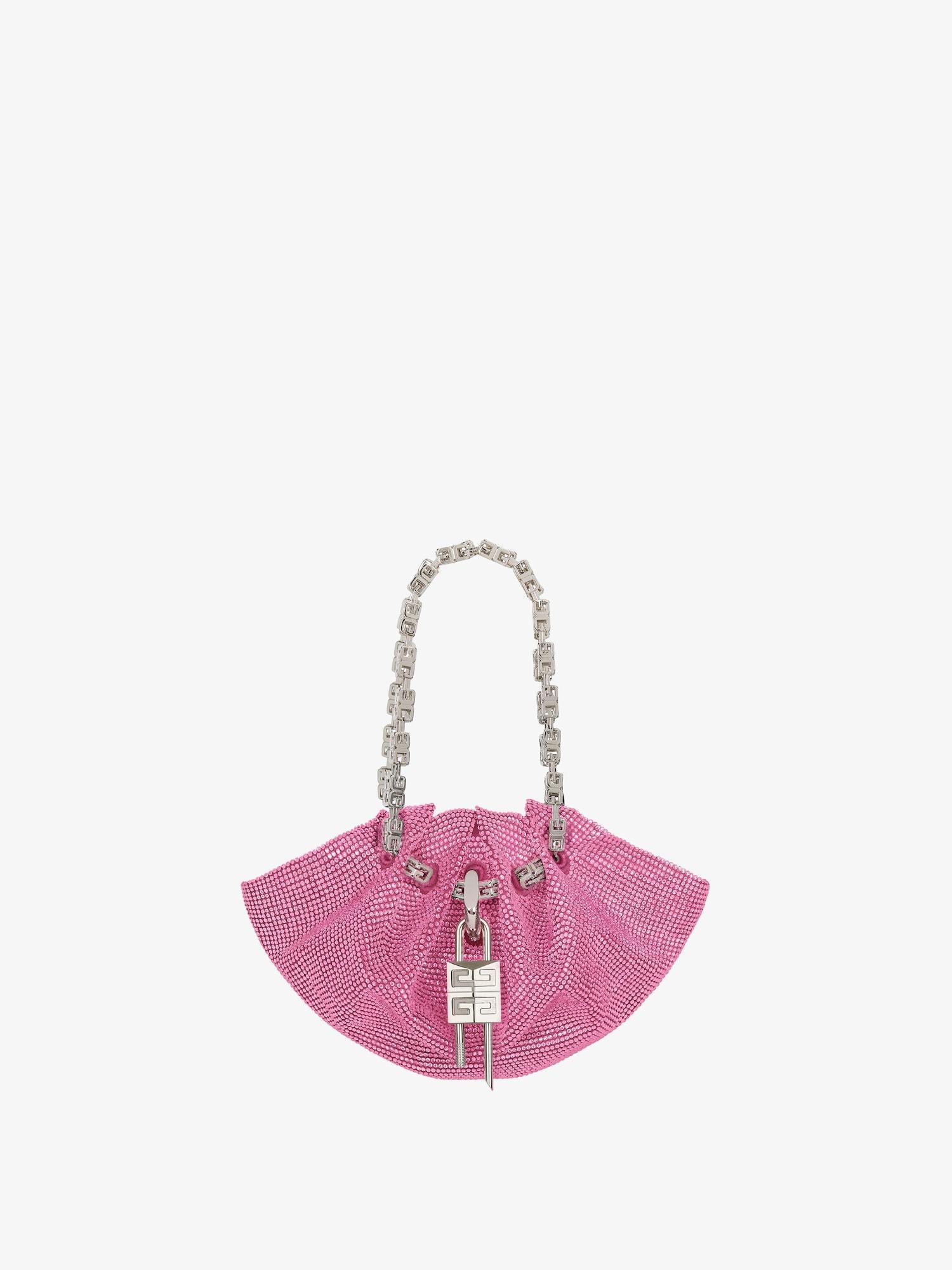 Mini Kenny bag in satin with strass Product Image