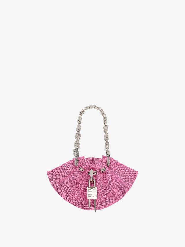 Mini Kenny bag in satin with strass Product Image