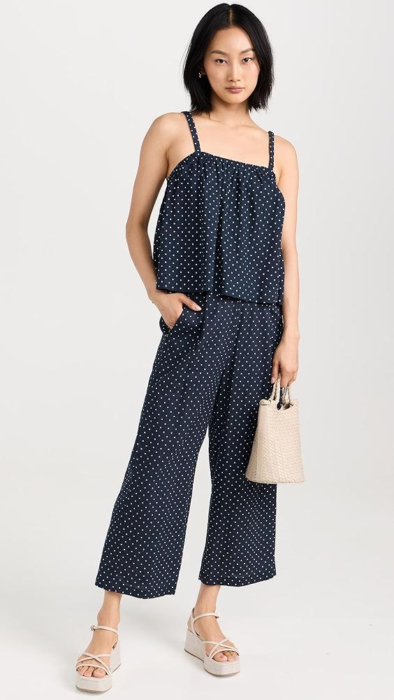 Stateside Linen Dot Swing Top | Shopbop Product Image