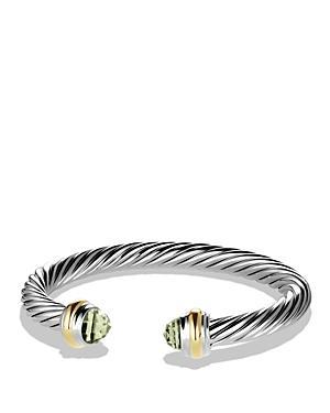 Womens Classic Cable Bracelet In Sterling Silver Product Image