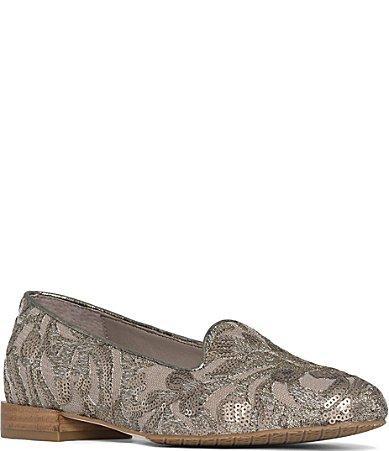 Donald Pliner Renna Brocade Sequin Dress Loafers Product Image