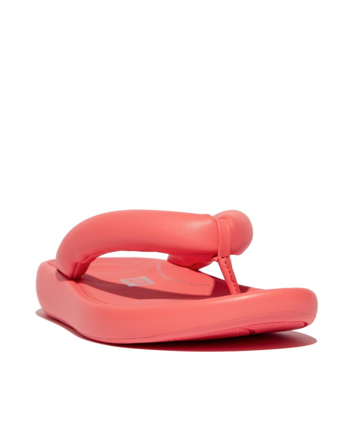 FitFlop Womens Iqushion D-Luxe Padded Leather Flip-Flops Product Image