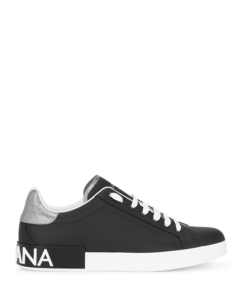 Dolce & Gabbana Mens Portofino Lace Up Sneakers Product Image