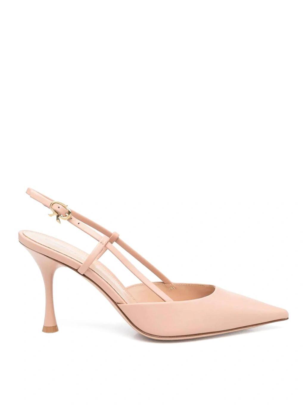 GIANVITO ROSSI Ascent Slingbacks In Pink Product Image